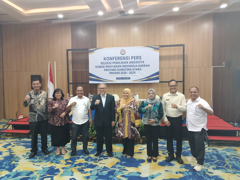 UMUMKAN: Tim Seleksi Pemilihan Anggota Komisi Penyiaran Indonesia Daerah (KPID) Provinsi Sumatera Utara resmi mengumumkan hasil seleksi wawancara calon anggota KPID Sumut periode 2026-2029.(Dok : Tim Seleksi KPID Sumut)