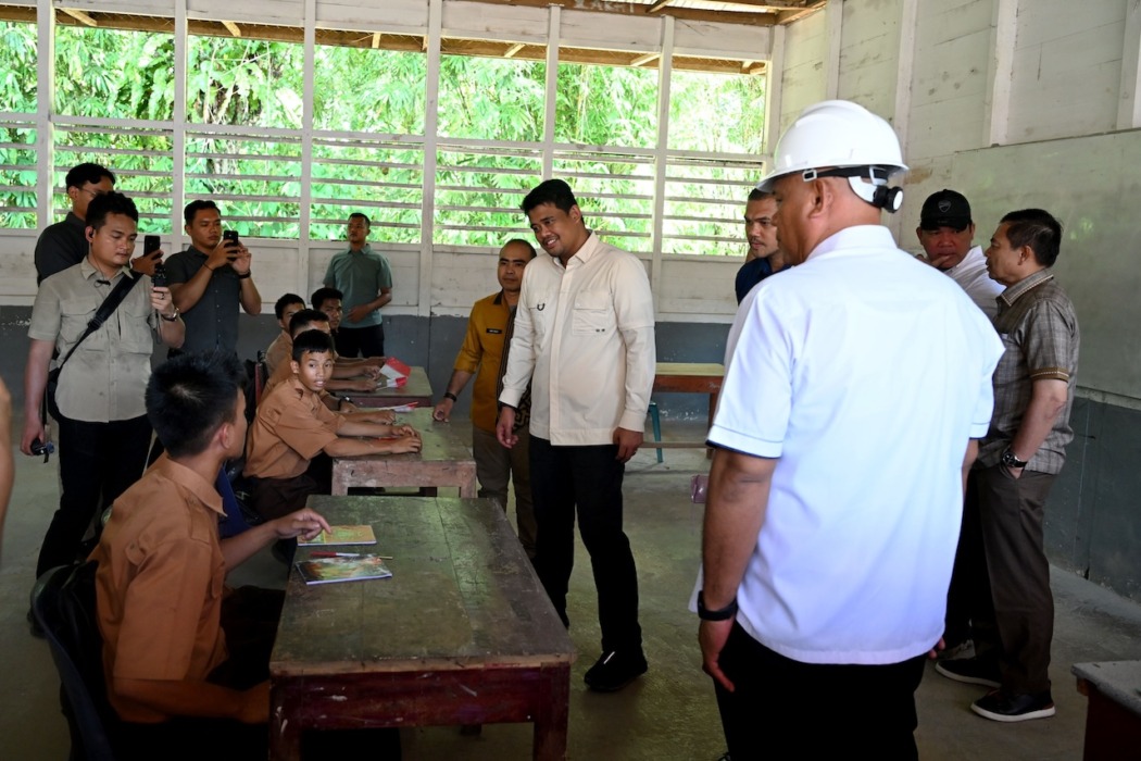Gubsu Wujudkan SMPN 4 Sitolu Ori Miliki Gedung