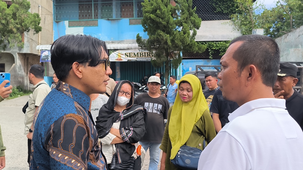 Jalan Rusak di Pasar Tavip Binjai Diperbaiki Bulan Ini