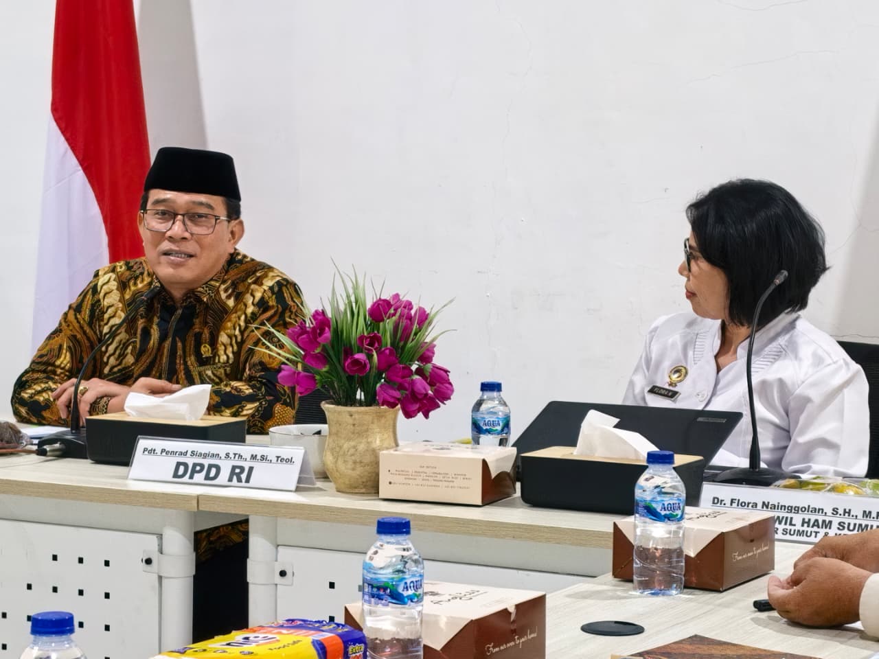 Revisi UU HAM Jadi Momentum Perkuat Perlindungan Warga, Penrad Siagian Minta Masukan KemenHAM Sumut