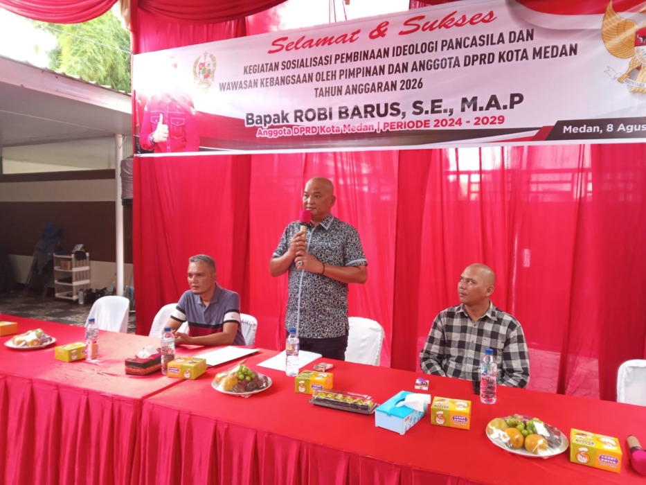 Robi Barus: Kondusifitas Merupakan Wujud Nyata Nilai-nilai Pancasila