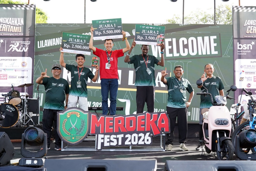 Cetak Sejarah di Lhokseumawe, Pelari Asal Nias dan Kenya Juarai Lilawangsa Run 2026