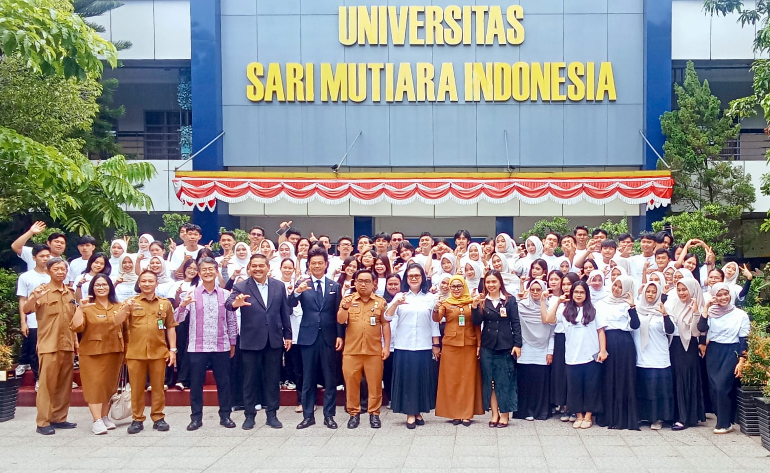 Konsul Jepang dan Wali Kota Resmikan Our Blooming Academy Medan Onodera User Run di USM Indonesia