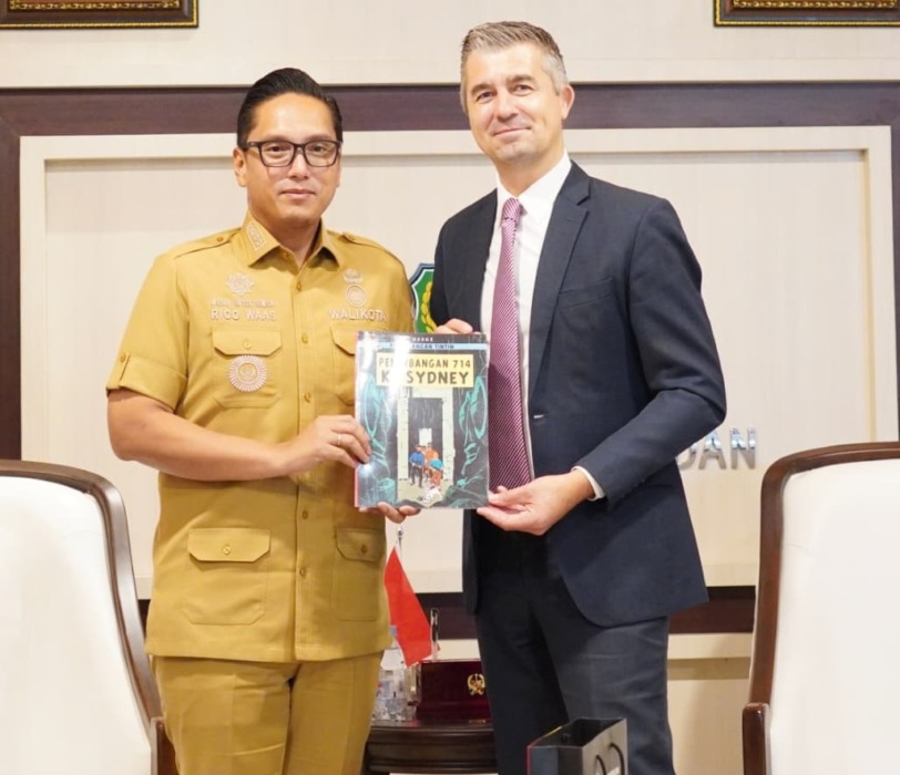 Rico Waas, Dubes Belgia, Pemko Medan, Transportasi Listrik, David Jordens