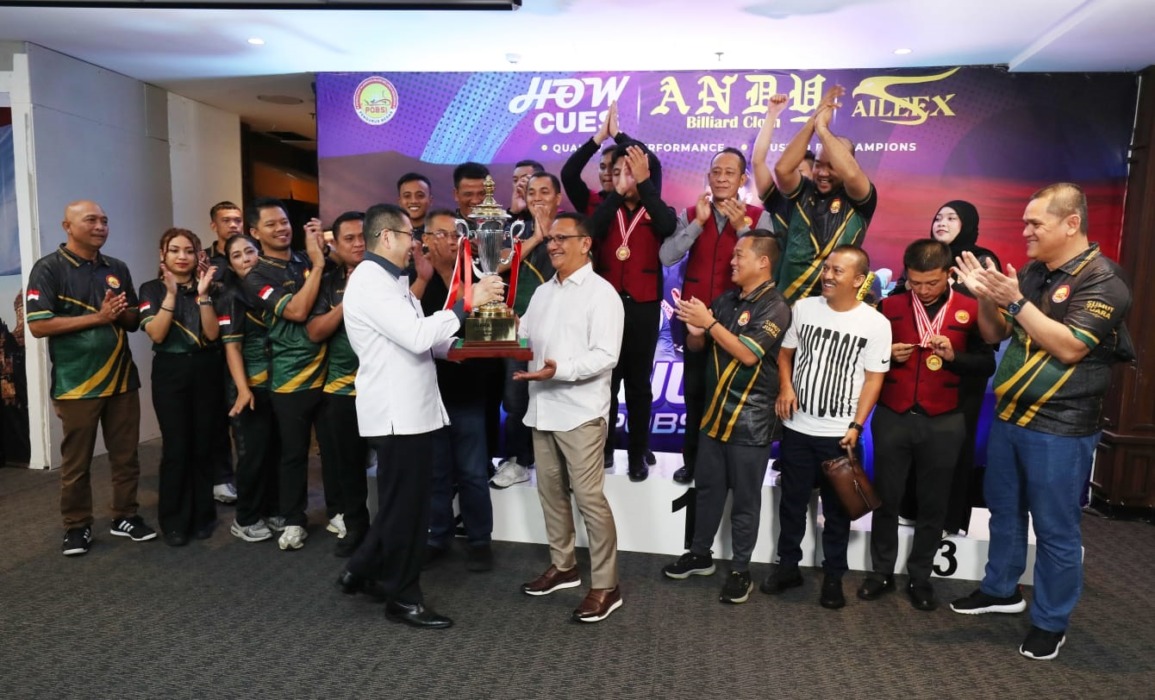 Raih Juara Umum Kejurnas Biliar 2026, Penantian Sembilan Tahun POBSI Sumut Berakhir