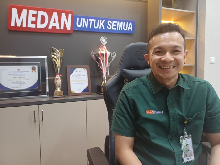 Kepala Bapenda Kota Medan, M Agha Novrian.