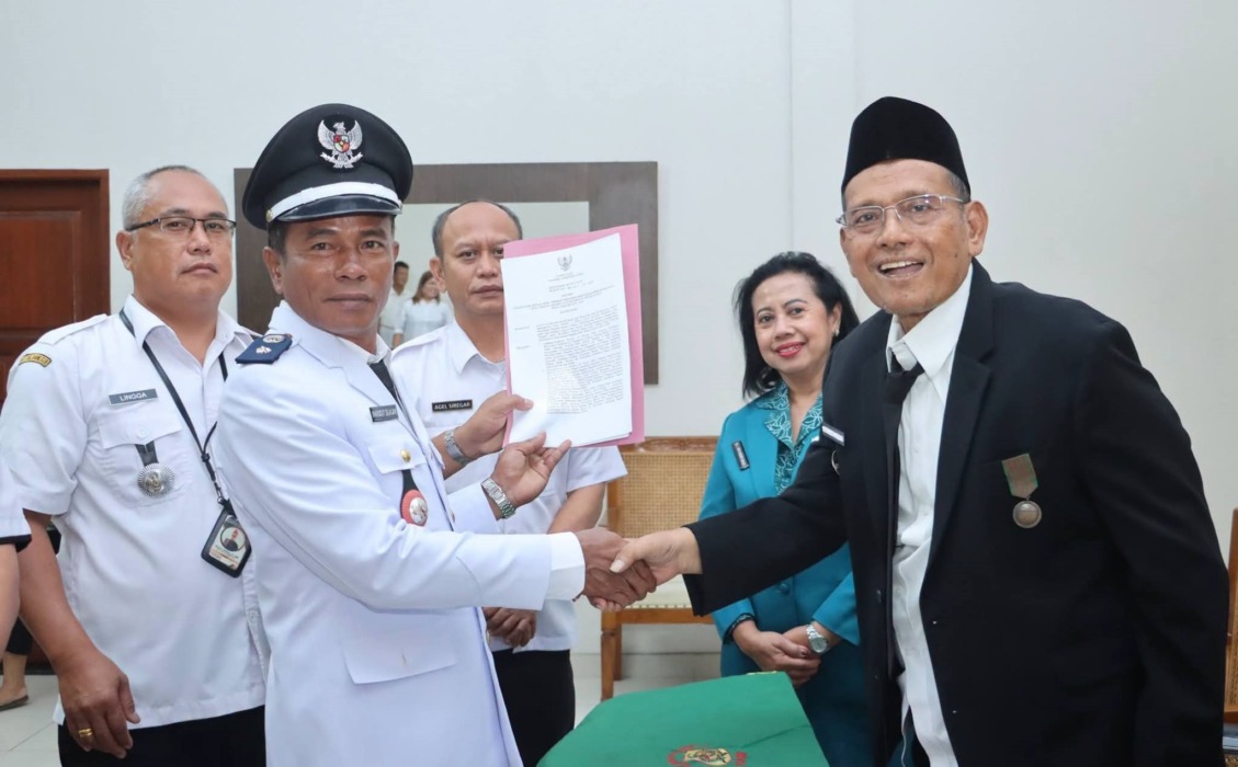 Bupati Dairi Lantik Marudut Silalahi, Jadi Kades PAW Tanjung Saluksuk