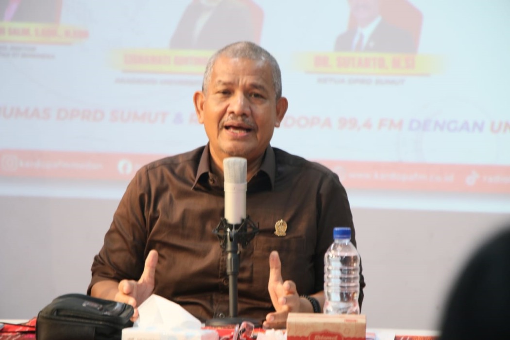 WAKIL Ketua DPRD Sumut, Sutarto.