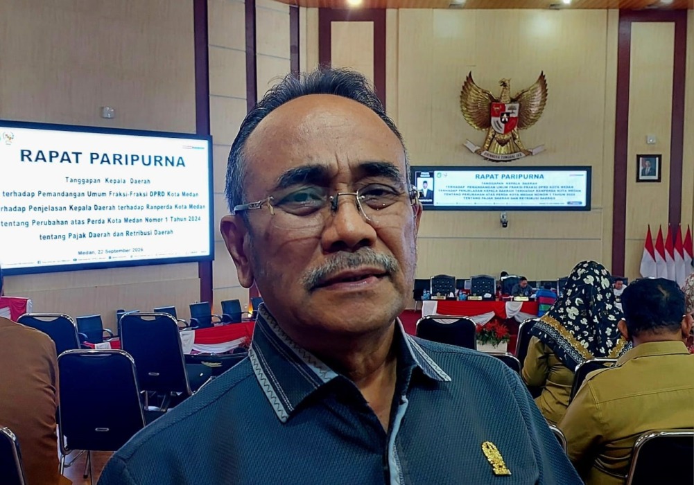 FOTO: Anggota Komisi III DPRD Kota Medan, Drs Godfried Effendy Lubis