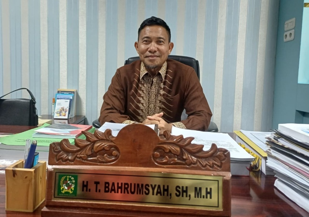 Ketua Pansus Ranperda Perubahan Perda No.1 tahun 2024 tentang Pajak Daerah dan Retribusi Daerah, HT Bahrumsyah.