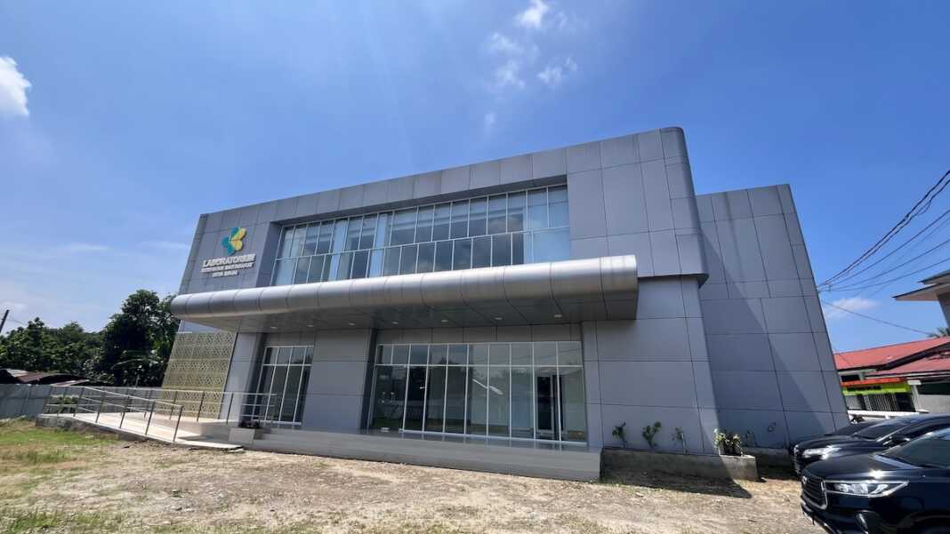 Bangunan Labkesmas Kota Binjai rampung dibangun.