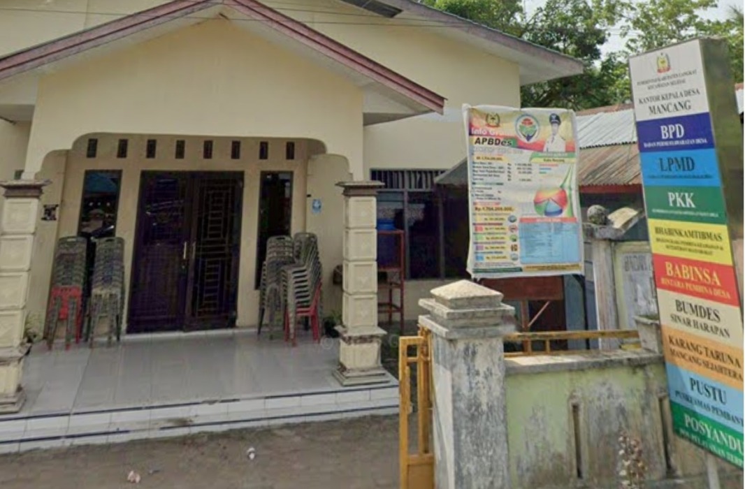 Kantor Desa Mancang di Kecamatan Selesai Kabupaten Langkat (Istimewa/Sumut Pos)