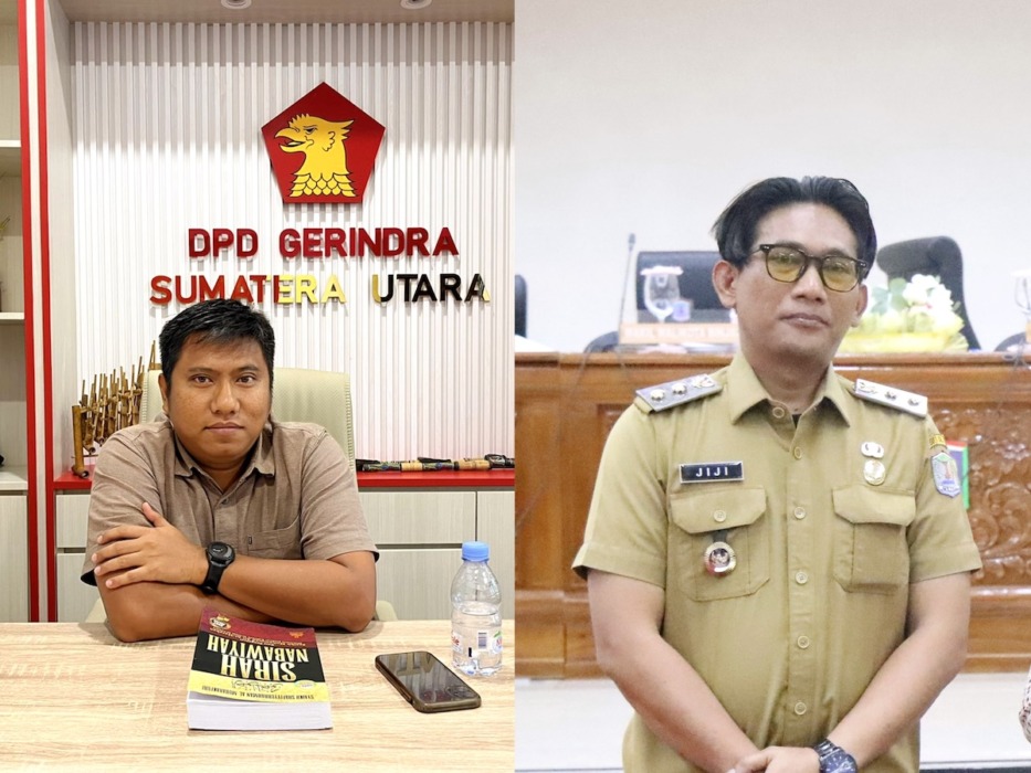 Ronggur Simorangkir (kiri) dan Hasanul Jihadi (kanan), dinilai cocok Emban Koordinator KAHMI Binjai. (Kolase foto/Sumut Pos)