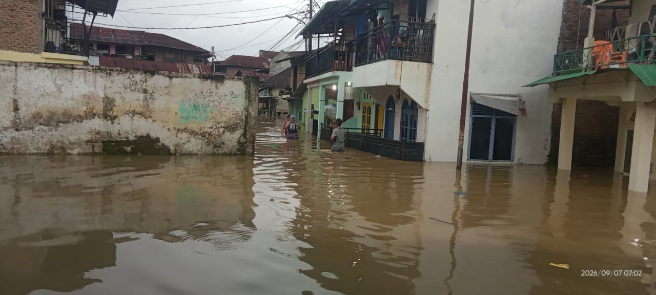 Hujan Deras Guyur Kota Medan, Sejumlah Permukiman Terendam