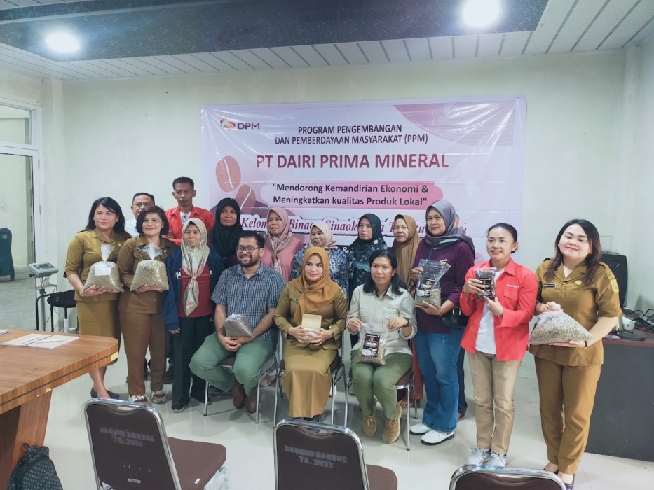 PT DPM Bantu Kopi Sinaok Naik Kelas