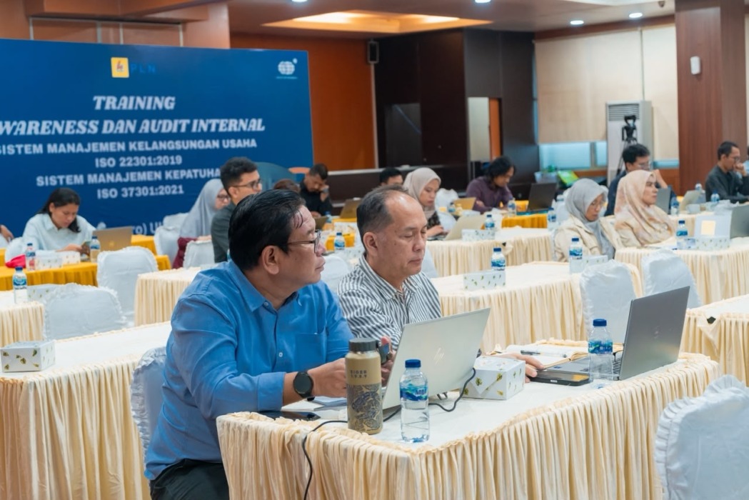 Melalui Pelatihan ISO 37301 dan ISO 22301, PLN UIP SBU Perkuat Tata Kelola dan Mitigasi Risiko
