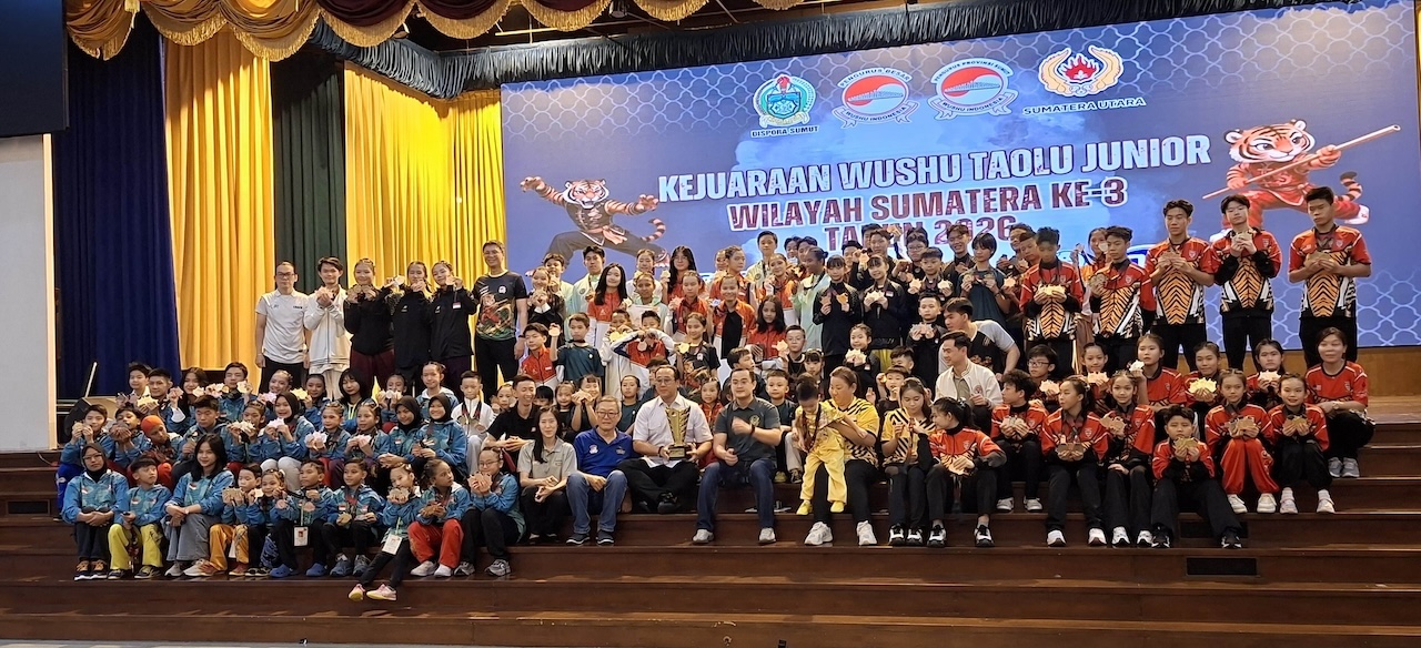 Kejuaraan Wushu Taolu Junior Sumatera 2026, Sumut Juara Umum