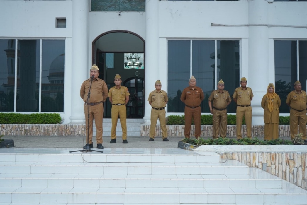 Wabup Asahan Pimpin Apel Gabungan, Rianto Tekankan Disiplin dan Peningkatan Pelayanan Publik
