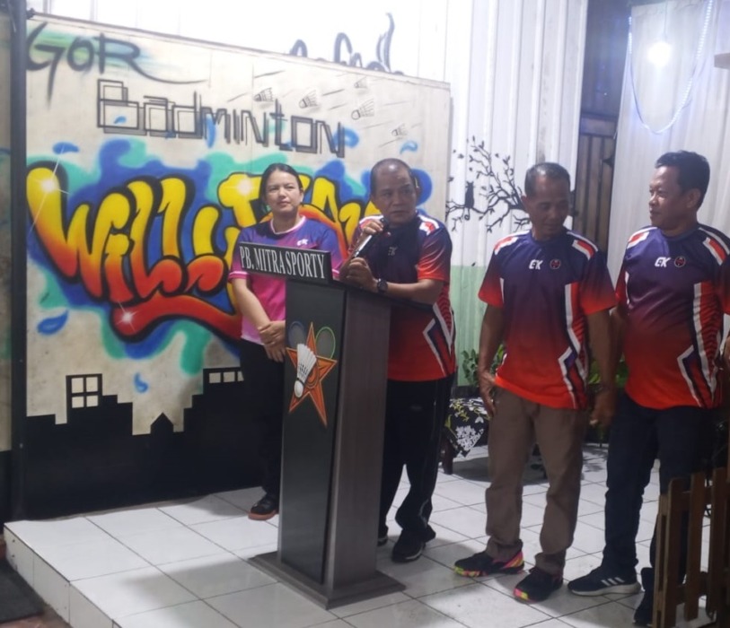 Buka Turnamen PB Mitra Sporty, Kadispora Medan Pacu Pembinaan Atlet Muda