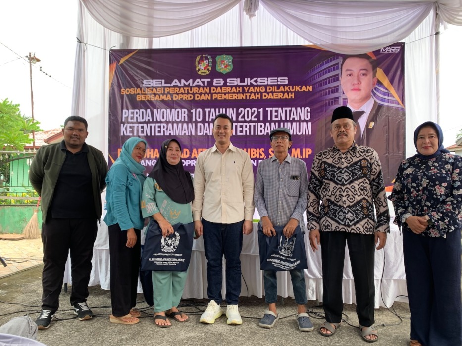 FOTO: Anggota DPRD Kota Medan Fraksi Partai NasDem, Dr M Afri Rizki Lubis SM MIP
