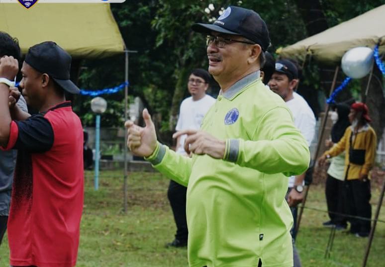 REKTOR UMA: Prof. Dr. Dadan Ramdan, M.Eng, M.Sc menghadiri RRI Fest. (Istimewa/Sumut Pos)