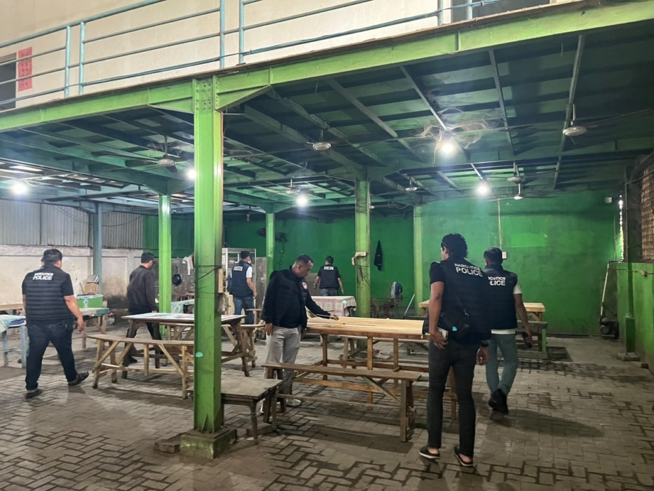 Lokasi yang digerebek diduga tempat penyalahgunaan narkoba di Kelurahan Pekanbinjai, Binjai Kota.