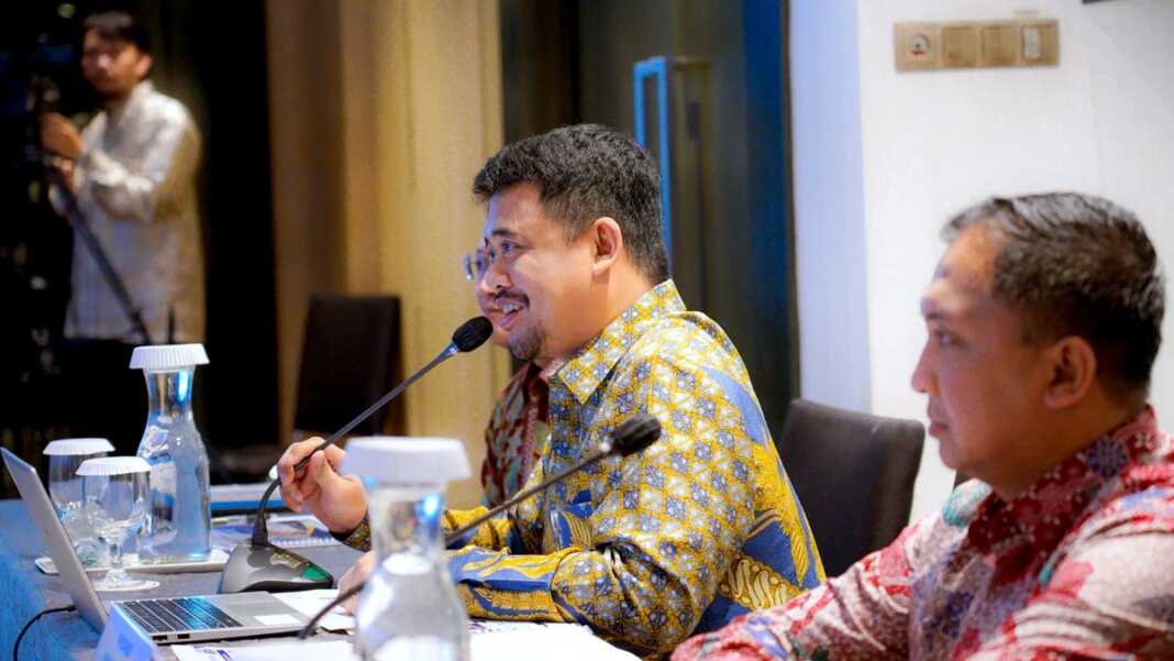 Gubsu mengikuti Wawancara Nasional Jamsostek Award Tahun 2026 di Pullman Jakarta Indonesia Thamrin CBD, Jakarta, Rabu (14/10/2026). (Dok : Kominfo Sumut).