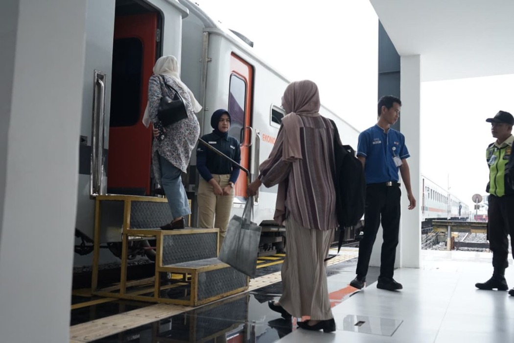 PT Kereta Api Indonesia (Persero) Divisi Regional I Sumut mencatat peningkatan signifikan jumlah pengguna jasa di Stasiun Perbaungan, Kabupaten Serdang Bedagai.(Dok : PT. KAI Divre I Sumut).
