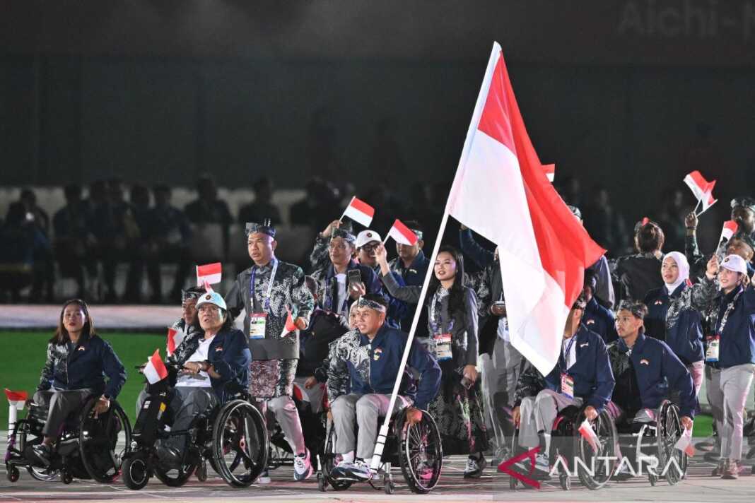 ATLET para atletik Indonesia Jaenal Aripin.