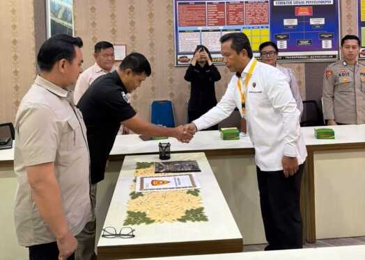Kabagwassidik Ditreskrimsus Polda Sumut, AKBP Paulus Hotman Sinaga saat menginisiasi inovasi KUAT WASSIDIK. Istimewa/Sumut Pos.
