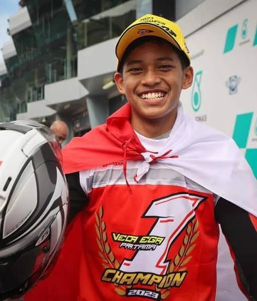 Pembalap Indonesia Veda Ega Pratama.